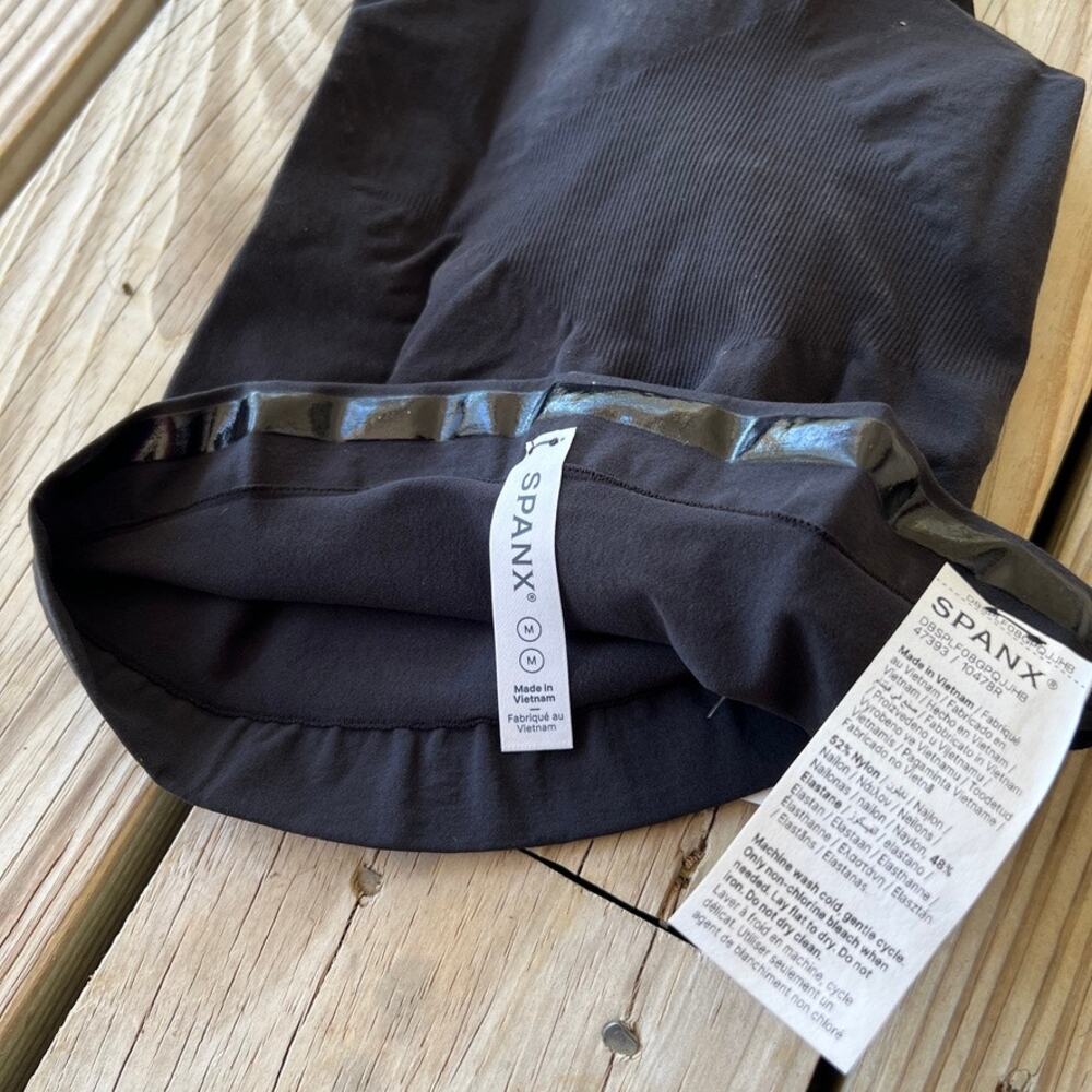 SPANX SPANXsculpt Power Series High-Waisted Thong Shapewear Black - Picture 5 of 5